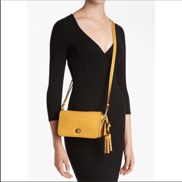 Coach Archival Tassel Penny Flap Convertible Bag - Picture 14 of 14